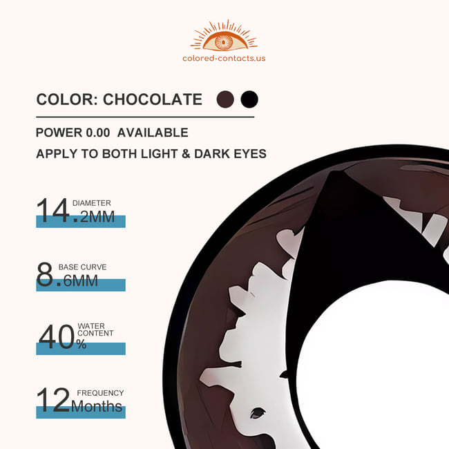 Chocolate Cat Eye Contacts