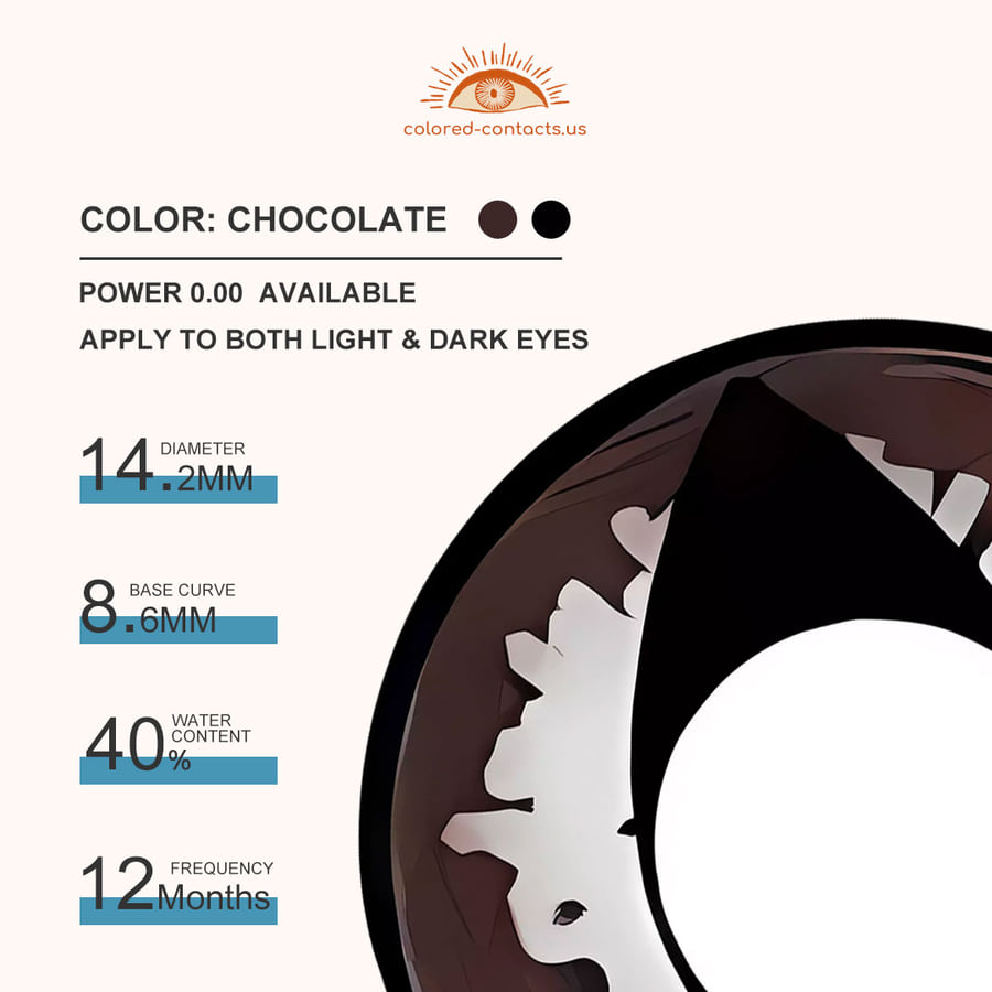 Chocolate Cat Eye Contacts