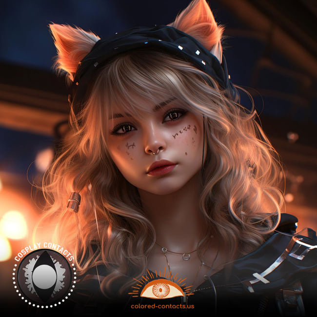 Chocolate Cat Eye Contacts - Chocolate Cat Eye Contacts