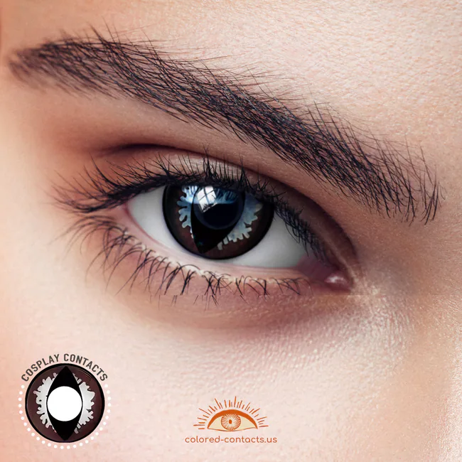 Chocolate Cat Eye Contacts