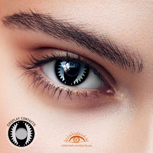 Black Cat Eye Contacts - Black Cat Eye Contacts 1