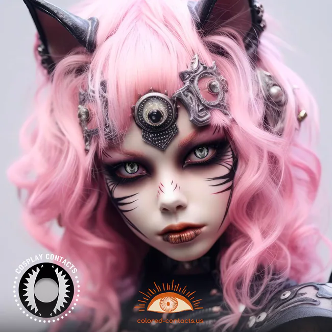 Black Cat Eye Contacts - Black Cat Eye Contacts