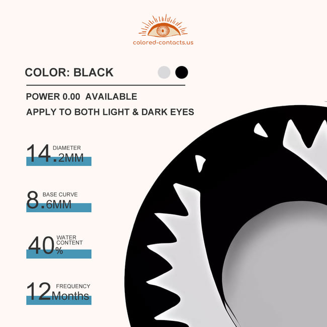Black Cat Eye Contacts - Black Cat Eye Contacts 3