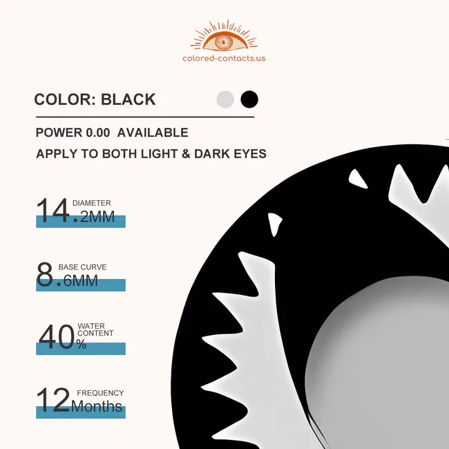 Black Cat Eye Contacts - Black Cat Eye Contacts 3