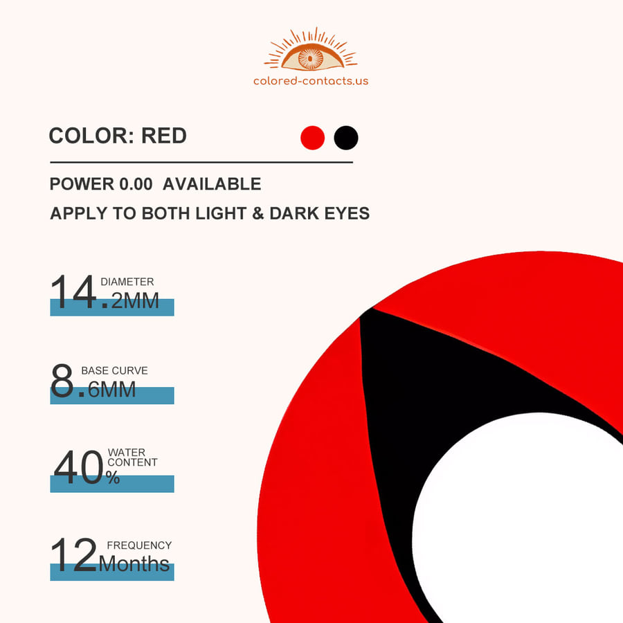 Red Cat Eye Contacts - Red Cat Eye Contacts 2