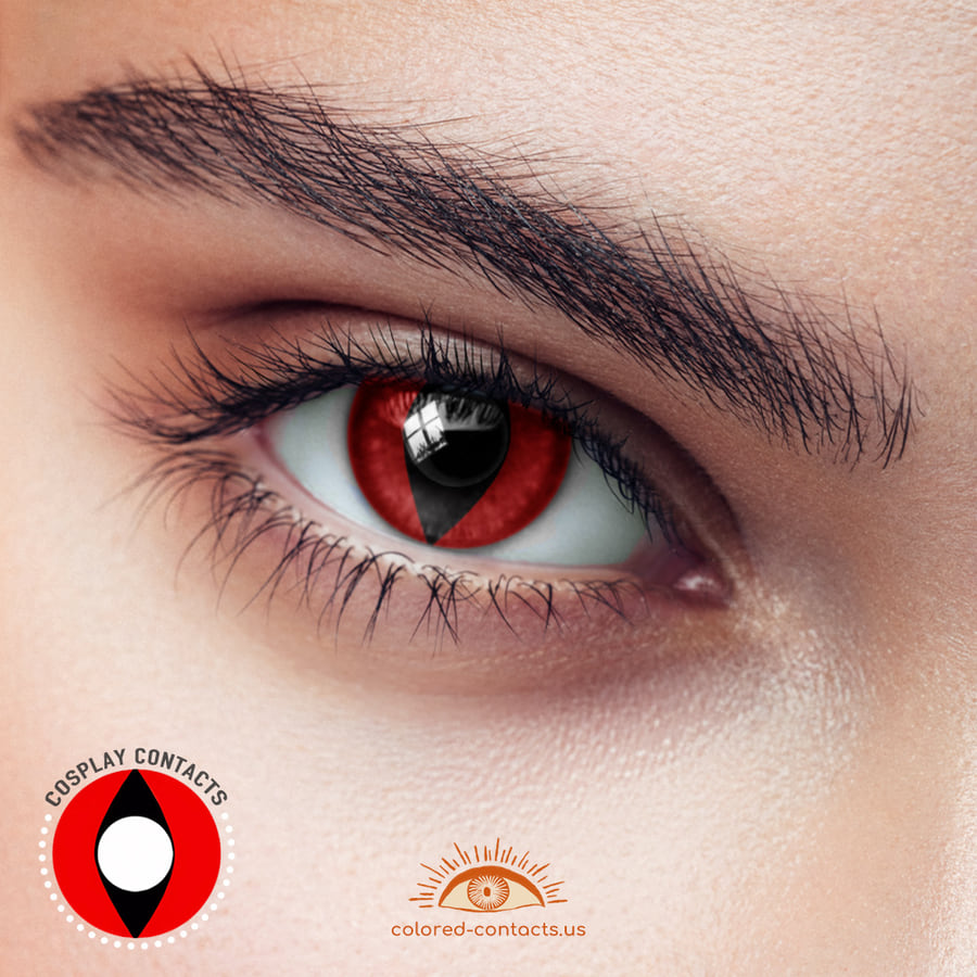 Red Cat Eye Contacts - Red Cat Eye Contacts 1