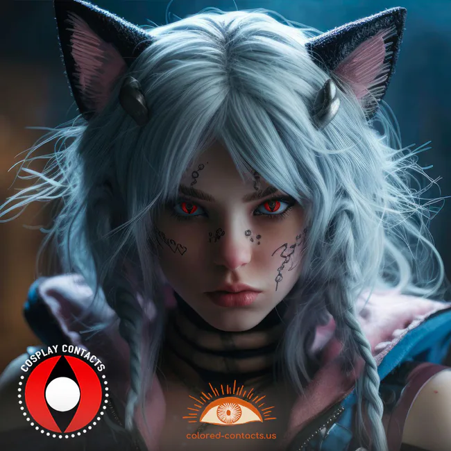 Red Cat Eye Contacts - Red Cat Eye Contacts