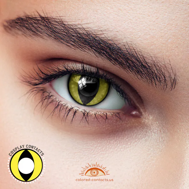 Yellow Cat Eye Contacts - Yellow Cat Eye Contacts 1