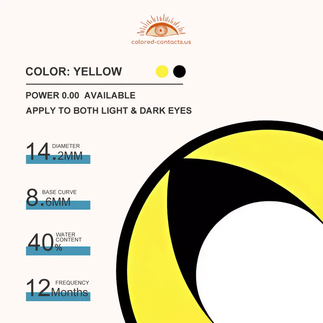 Yellow Cat Eye Contacts - Yellow Cat Eye Contacts 2