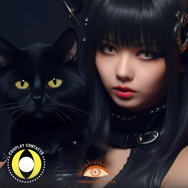 Yellow Cat Eye Contacts - Yellow Cat Eye Contacts