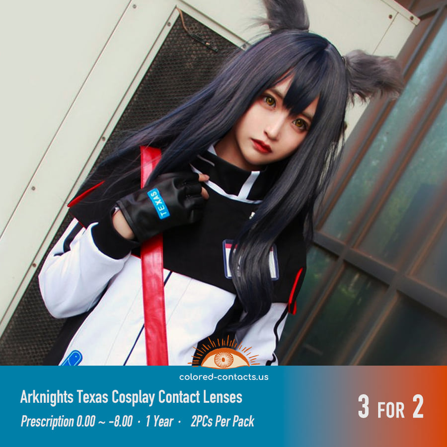 Arknights Texas Cosplay Contact Lenses