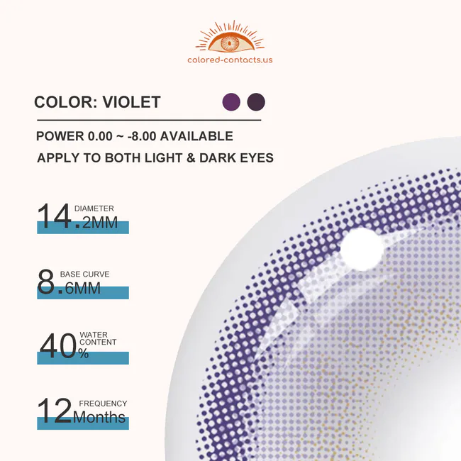 Parallel Universe Launches Cyberpunk Violet Contact Lenses