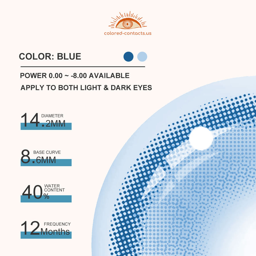 Cyberpunk Blue Contact Lenses
