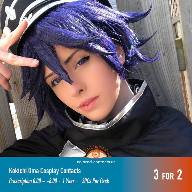 Danganronpa V3 - Kokichi Oma Cosplay Contacts