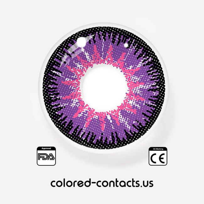 Honkai :  Seele Cosplay Contact Lenses - Vega Purple Contact Lenses