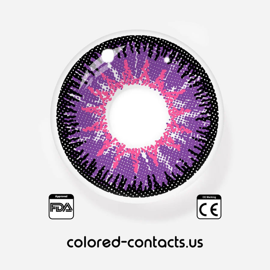 Honkai :  Seele Cosplay Contact Lenses - Vega Purple Contact Lenses