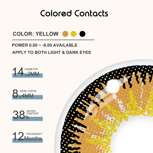Honkai :  Dan Heng Cosplay Contact Lenses