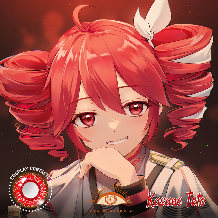 Kasane Teto Cosplay Contact Lenses