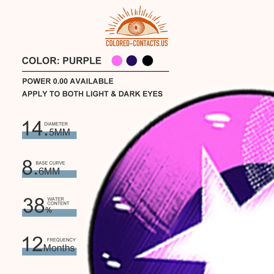 Ai Hoshino Cosplay Contact Lenses - Ssr V2
