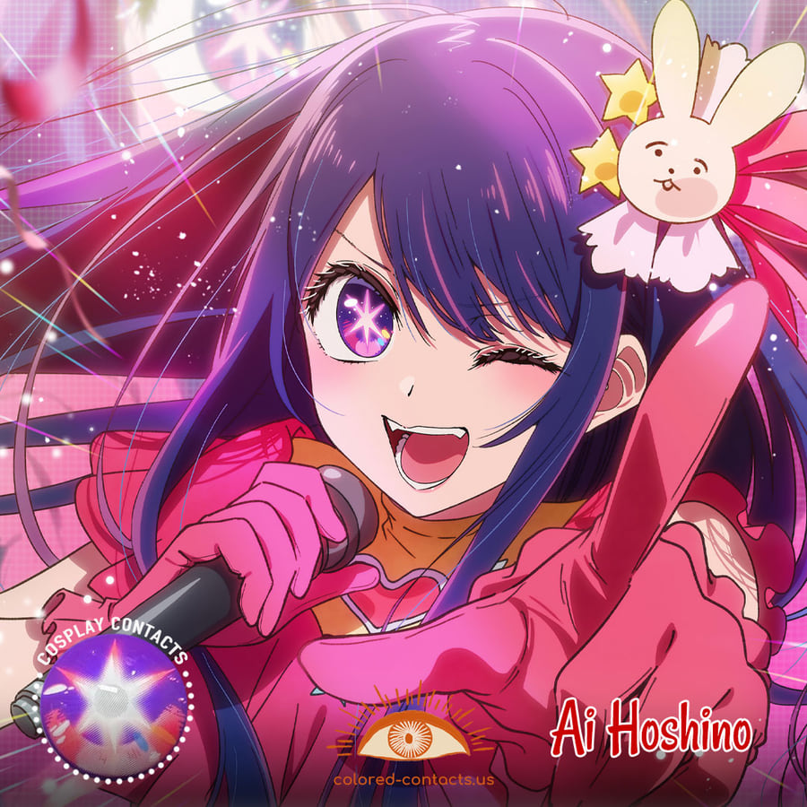 Ai Hoshino Cosplay Contact Lenses - Ssr V3