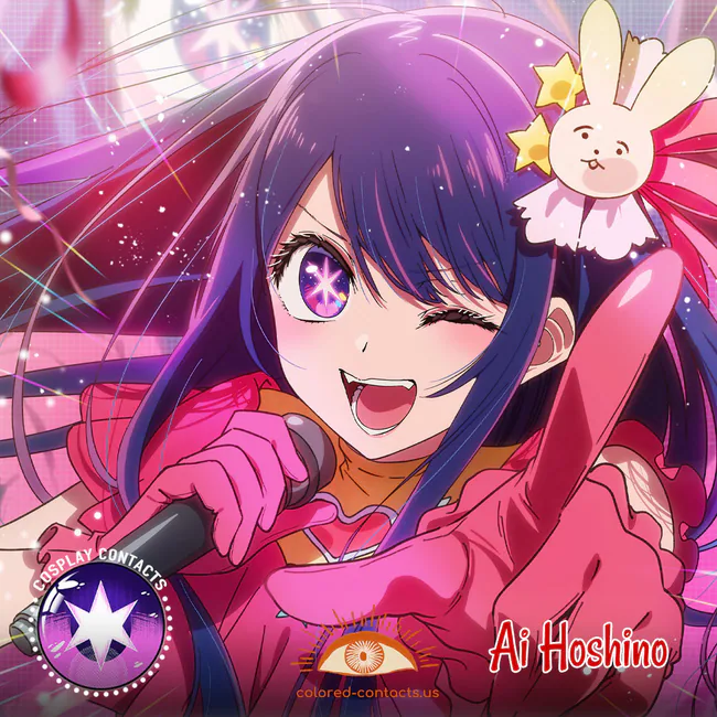 Ai Hoshino Cosplay Contact Lenses - SSR V3