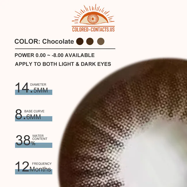Queen Chocolate Colored Contacts