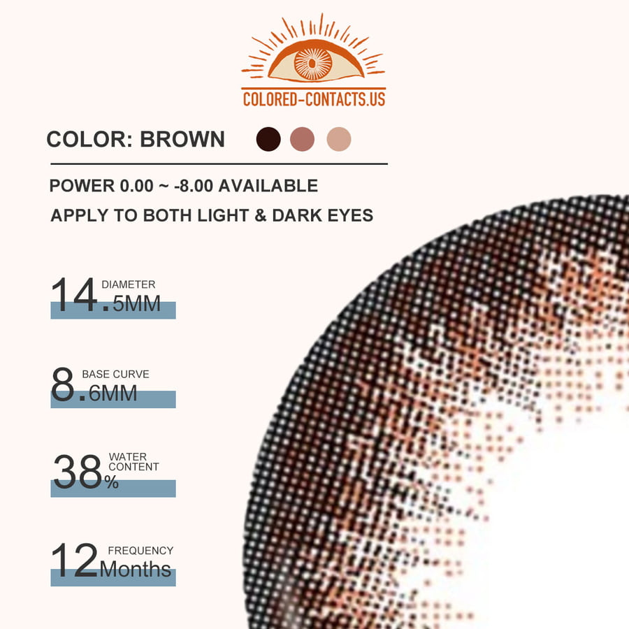 Starshine Doll Brown Colored Contacts - Ccus Eyewear · Premium Colored Contacts Starshine Doll Brown Colored Contacts