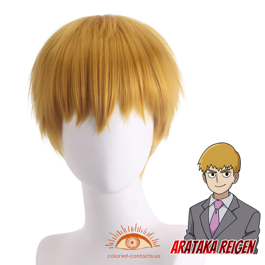 Mp100 : Arataka Reigen Cosplay Wig - Ccus Eyewear · Premium Colored Contacts Arataka Reigen Cosplay Wig