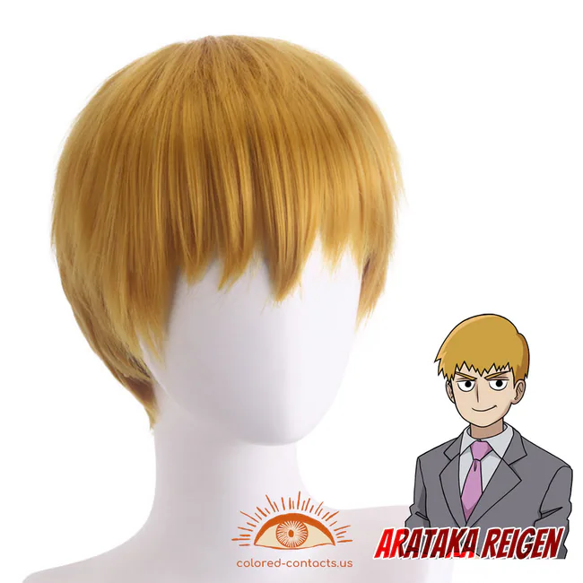 Mp100 : Arataka Reigen Cosplay Wig - Ccus Eyewear · Premium Colored Contacts Mob Psycho 100: Arataka Reigen Cosplay Wig - Arataka Reigen Cosplay Wig 3