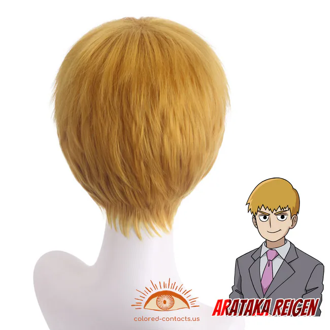 Mp100 : Arataka Reigen Cosplay Wig - Ccus Eyewear · Premium Colored Contacts Mob Psycho 100: Arataka Reigen Cosplay Wig - Arataka Reigen Cosplay Wig 2