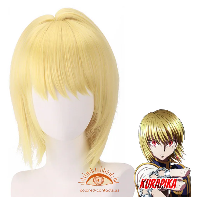 Hxh : Kurapika Cosplay Wig - Ccus Eyewear · Premium Colored Contacts Kurapika Cosplay Wig