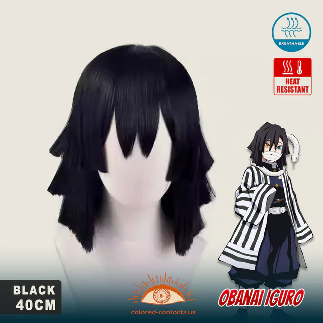 Obanai Iguro Cosplay Wig
