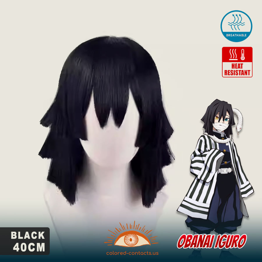 Obanai Iguro Cosplay Wig