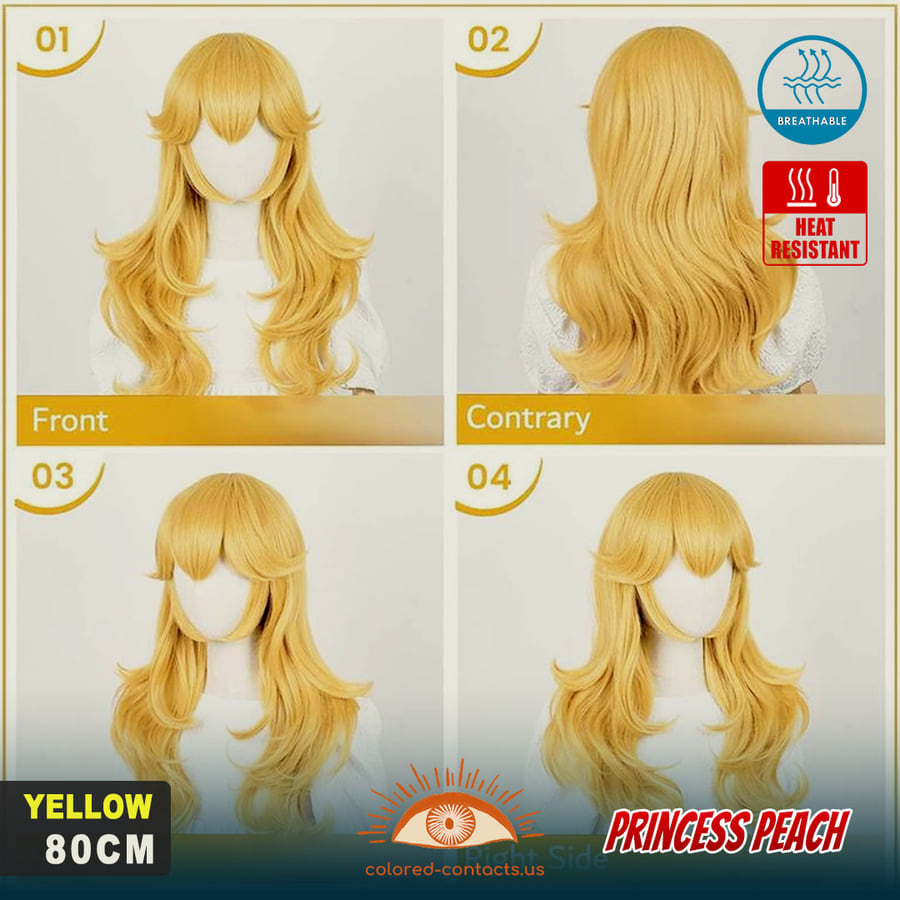 Princess Peach Cosplay Wig
