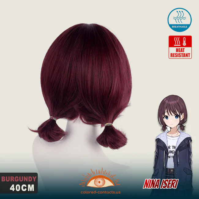 Girls Band Cry: Nina Iseri Cosplay Wig - Nina Iseri Cosplay Wig Rear