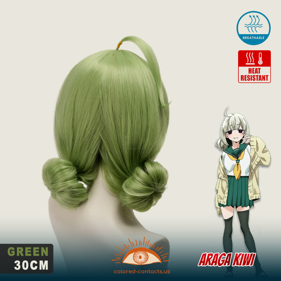 Mahoako: Araga Kiwi Cosplay Wig - Araga Kiwi Cosplay Wig Rear