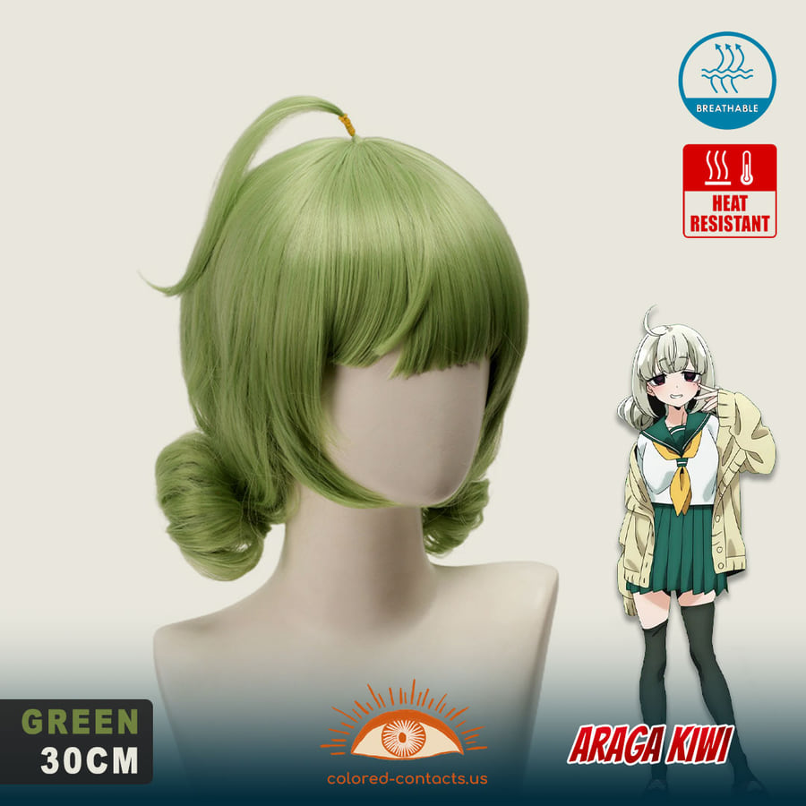 Mahoako: Araga Kiwi Cosplay Wig - Araga Kiwi Cosplay Wig Side