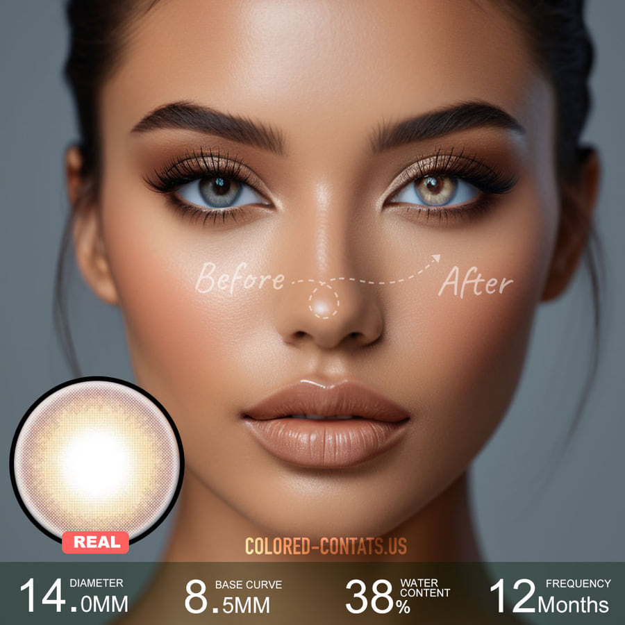 Emerald Basilic Green Contact Lenses - Cc Cocoa Basilic