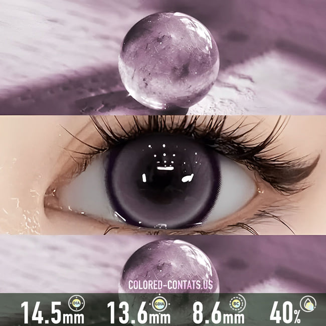 Mystic Grape Purple Contact Lenses