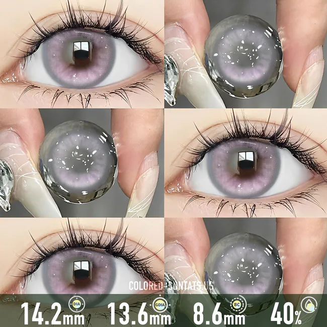 Star Falls Purple Contact Lenses