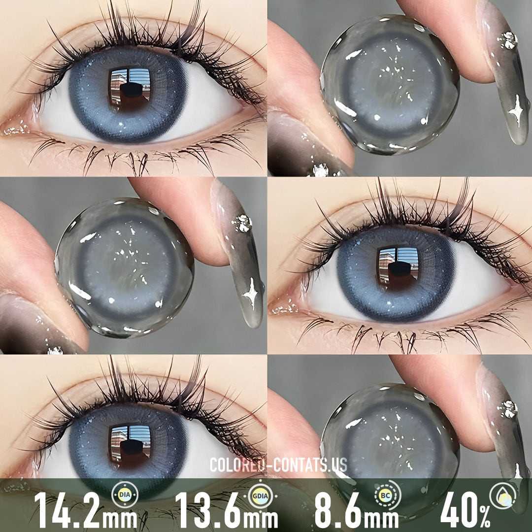 Fox Glacier Blue Contact Lenses - Ccus Eyewear · Premium Colored Contacts Fox Glacier Blue Contact Lenses