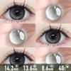 White Opal Frost Contact Lenses