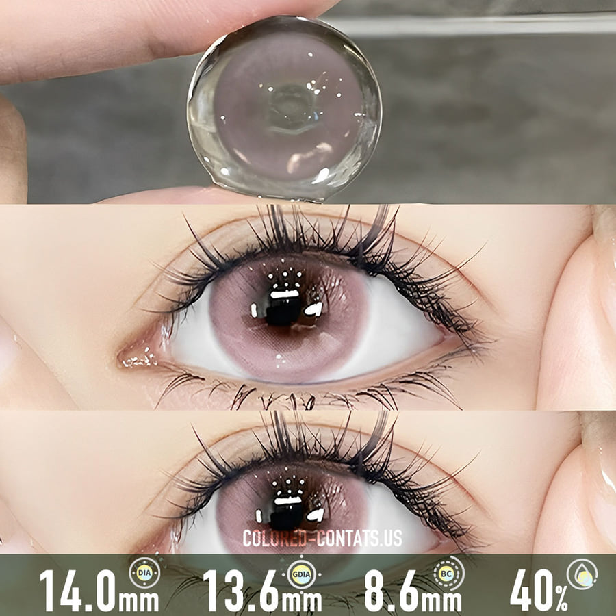 Misty Rose Pink Contact Lenses - Ccus Eyewear · Premium Colored Contacts Misty Rose Pink Contact Lenses