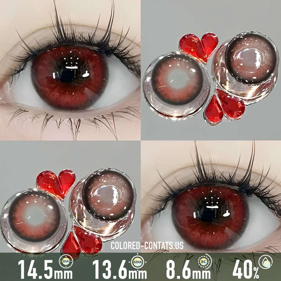 Mystical Tower Rose Contact Lenses - Ccus Eyewear · Premium Colored Contacts Mystical Tower Rose Contact Lenses