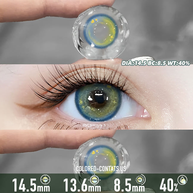 Mystical Brighton Turquoise Contact Lenses