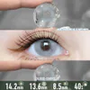 Cloudy Sky Blue Gray Contact Lenses