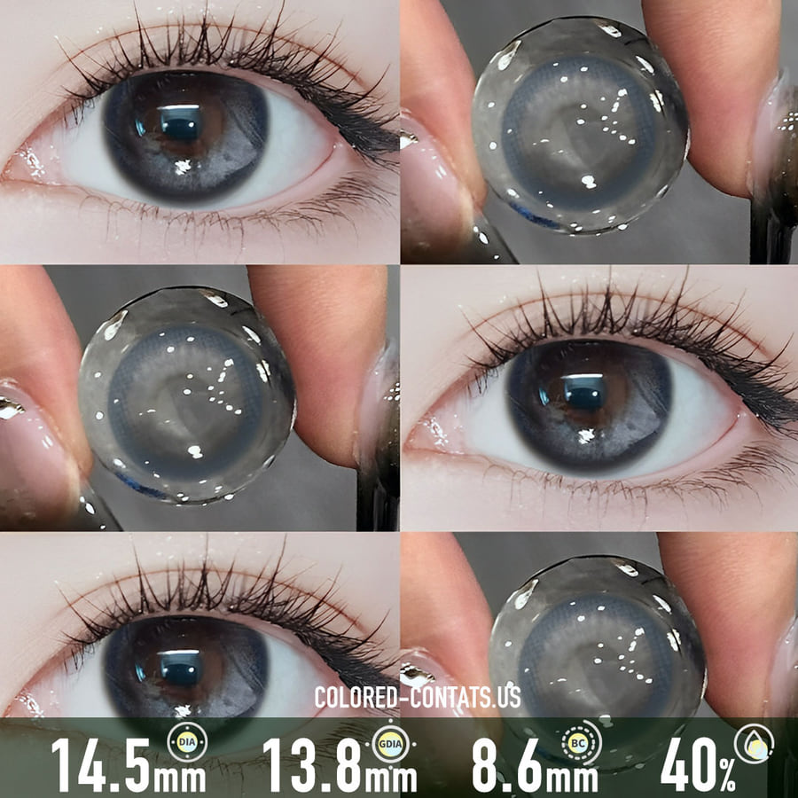 Deep Ocean Blue Contact Lenses