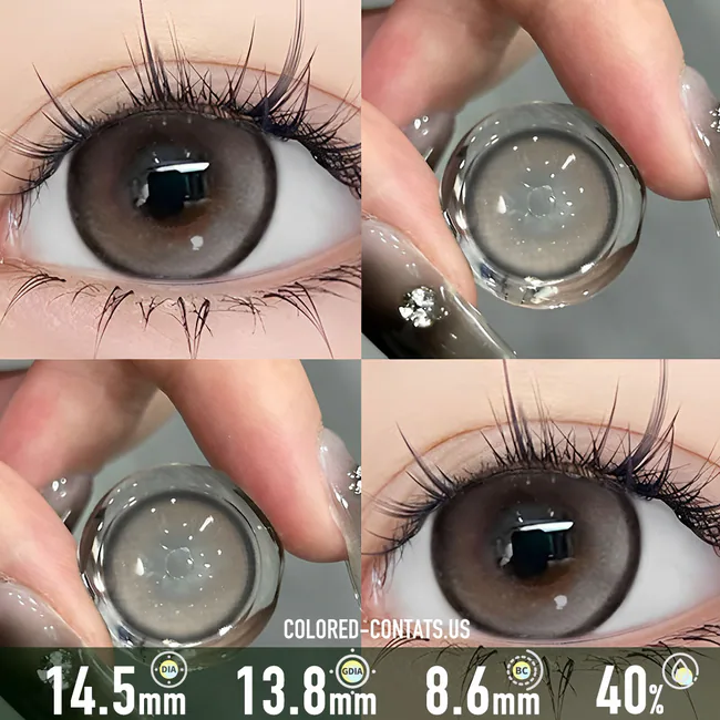 Condensed Mocha Brown Contact Lenses