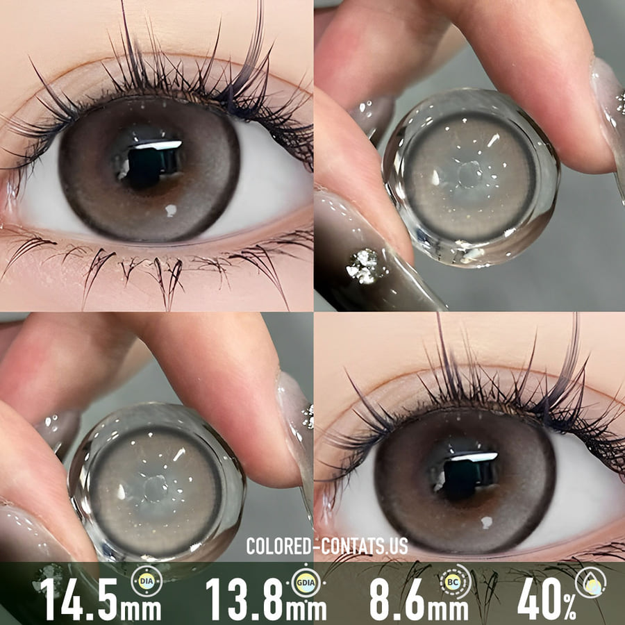 Condensed Mocha Brown Contact Lenses