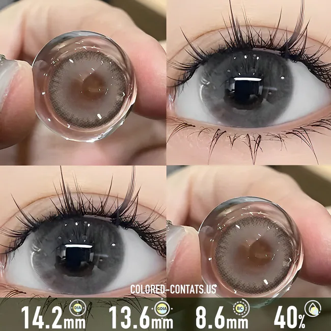 Mocha Dust Brown Contact Lenses